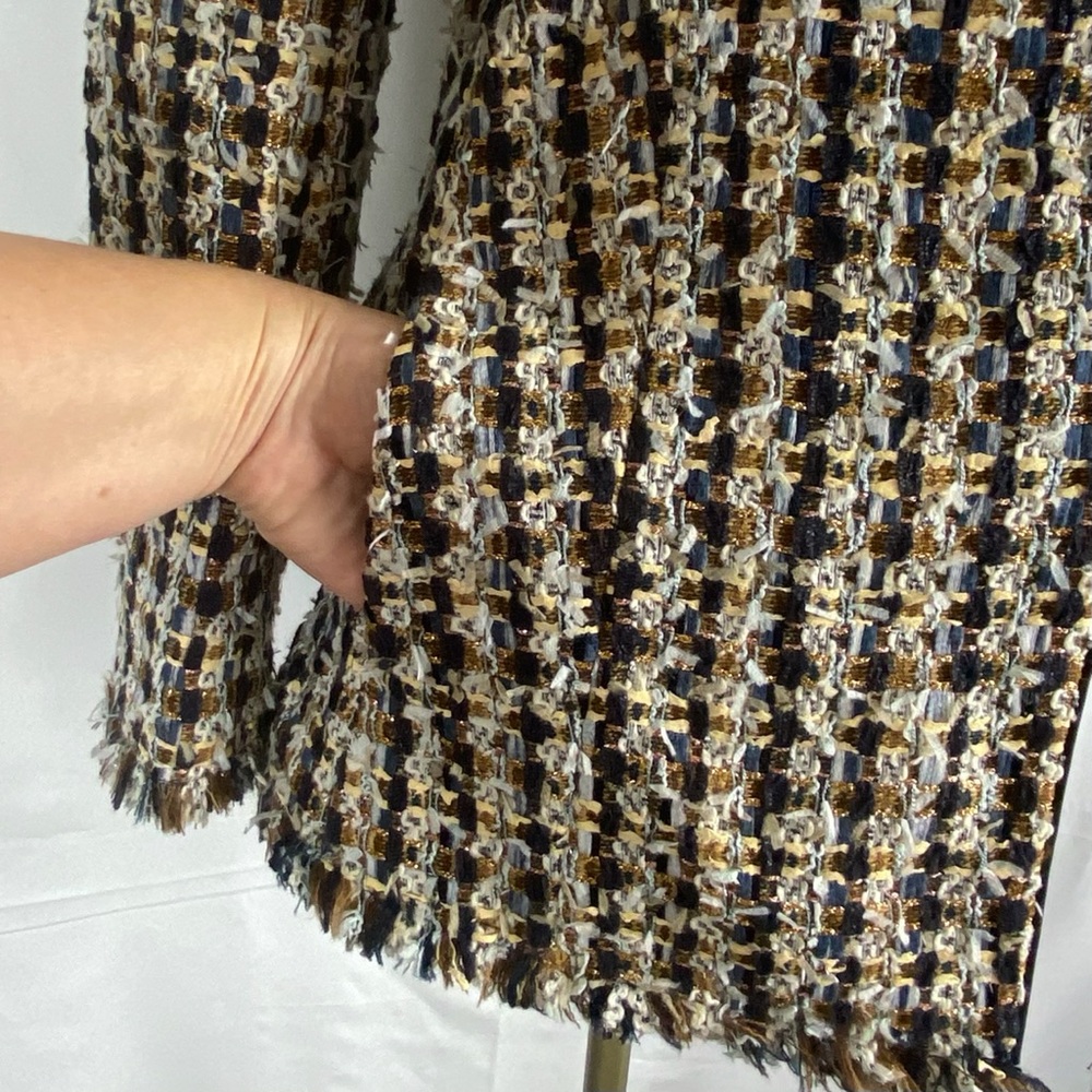 Lafayette 148 New York Landon Tweed Jacket Blazer - Picture 5 of 16